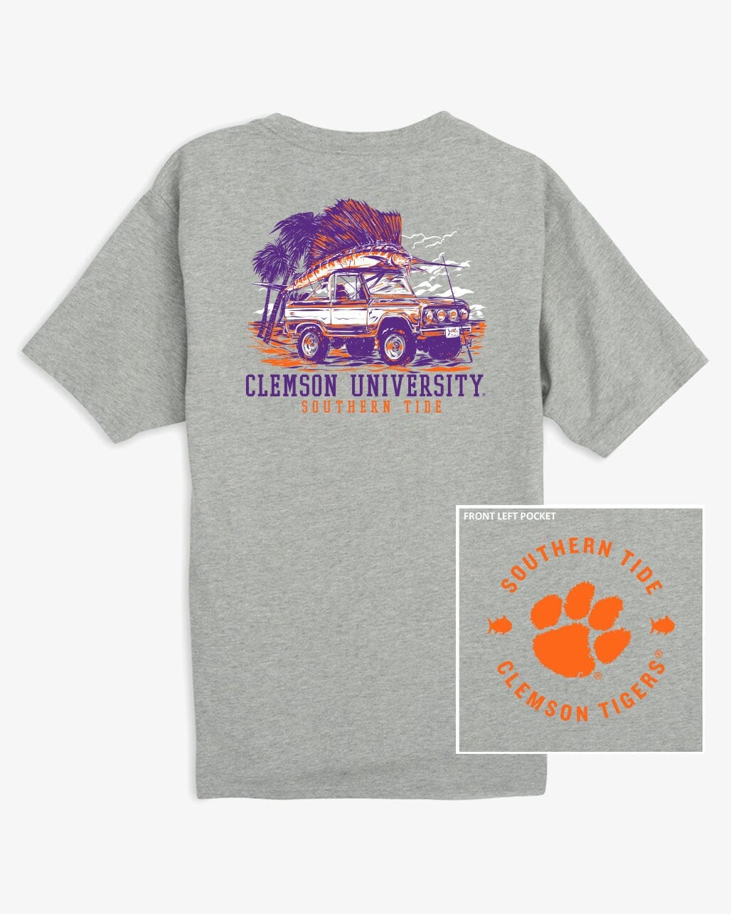 Clemson Tigers Trophy Catch Heather T-Shirt